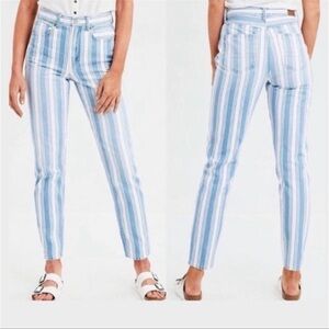 American eagle mom jeans striped
